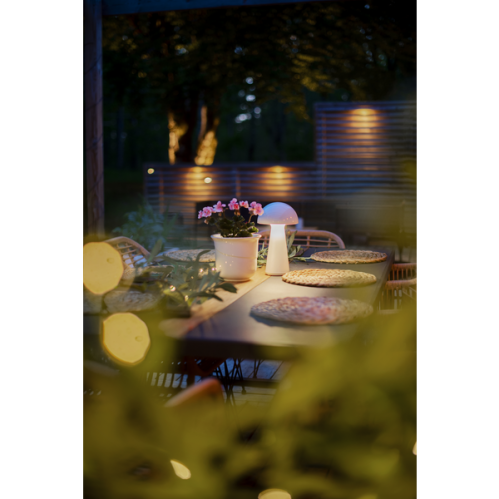 Bordslampe Utendørs - Sopp Hvit - 28 cm - www.frokenfraken.se