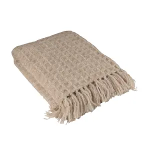 Plaid - TERJE - LIN - 130 X 170 CM + 10 CM - www.frokenfraken.se