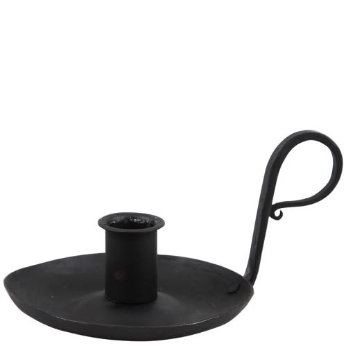 Lysstake - Kammerlysstake - Støpejern - 8 x 17 cm - www.frokenfraken.se