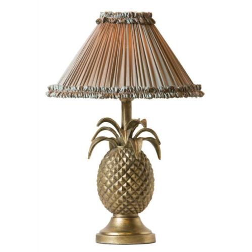 Lampfot - Ananas - Messing - 34 cm - www.frokenfraken.se