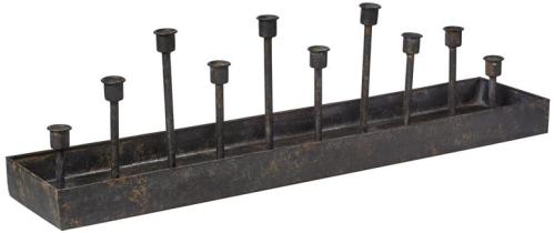 Lysstake - Bordlysstake - 10 lys i eske - 72 x 16 x 21 cm - www.frokenfraken.se