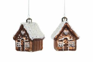 Pepperkakehus Hengende - 10 cm - 1 stk - www.frokenfraken.se