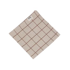 Serviett - AXEL - KASTANJE - 45 x 45 cm - 6-pakning - www.frokenfraken.se
