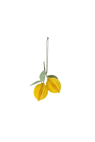 Citron - Pappersheng - 10 cm - www.frokenfraken.se