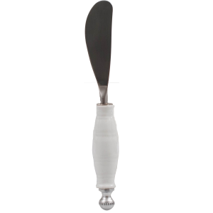 Smørkniv - Porslinshåndtak - 18 cm - www.frokenfraken.se