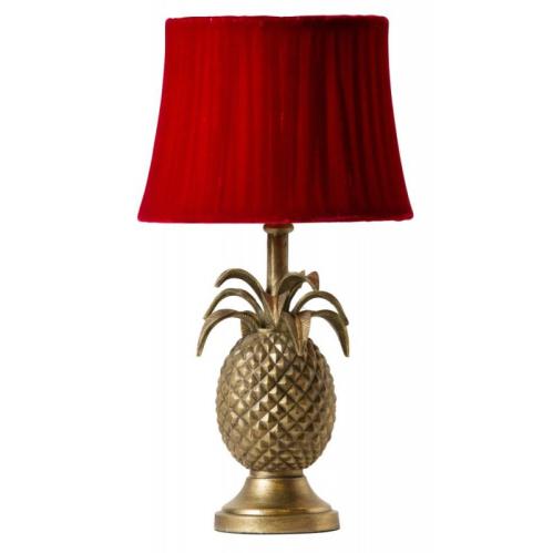 Lampfot - Ananas - Messing - 34 cm - www.frokenfraken.se