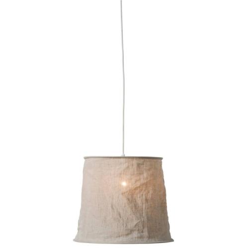 Lampeskjerm - Lin - Naturlig - Ø42 - www.frokenfraken.se