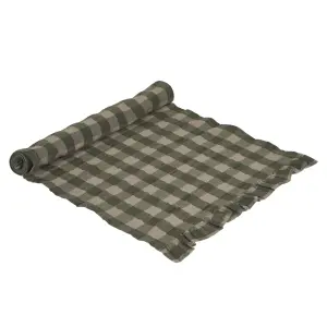 Løpare - LISA MØRKGRØN - 40x140 cm - www.frokenfraken.se