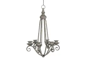 Ljuskrona - Kronljus Metall - 34 x 50/H90 cm - www.frokenfraken.se