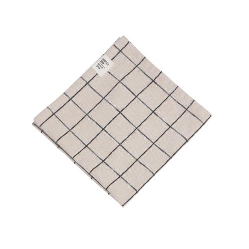 Serviett - AXEL - SVART - 45 X 45 CM - 6-pakning - www.frokenfraken.se