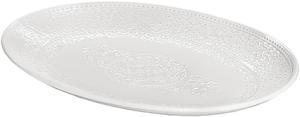 Orient serveringsfat - Vit - 35 x 26,5 cm - www.frokenfraken.se
