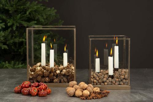 Mini gresskar - Mørk oransje - Dekorasjon - 250g/ca 40 stk - www.frokenfraken.se