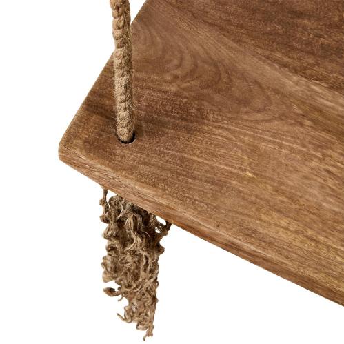 Gunga - Trä med tofsar - 60 x 30 x 3 cm - www.frokenfraken.se