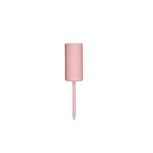 Lysstake - Metall - Rosa - 10 cm - www.frokenfraken.se
