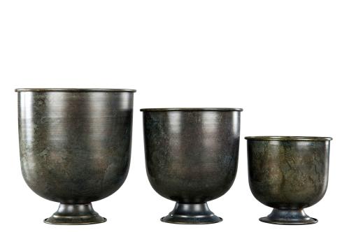 Krukke - Pokal - Grå/Brun - Ø15.5 cm - www.frokenfraken.se