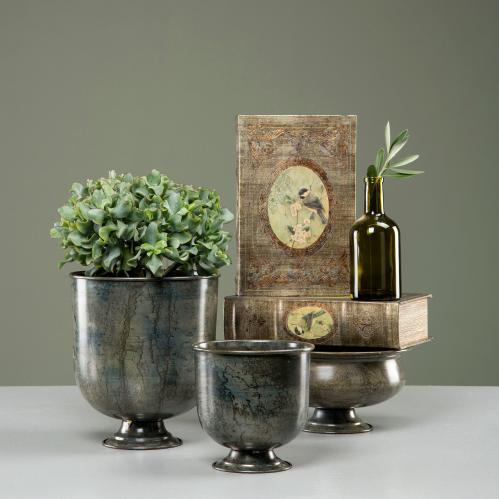 Krukke - Pokal - Grå/Brun - Ø15.5 cm - www.frokenfraken.se