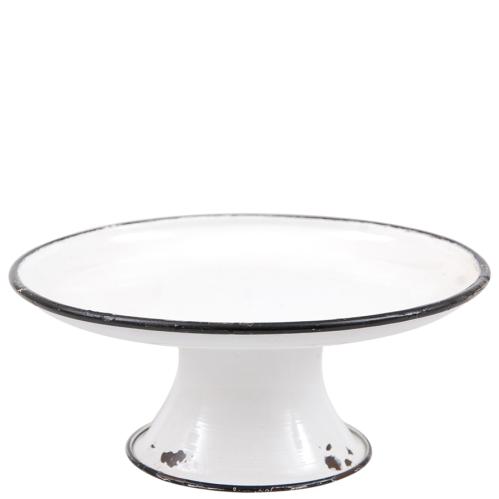 Kakfat - Tårtfat - Emalj - Vintage - 26 cm - www.frokenfraken.se