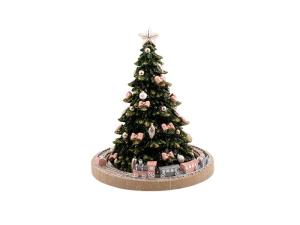 Speldosa - Julgran med togsett Ø15 x 18,5 cm - www.frokenfraken.se