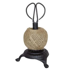 Snørholder i jern med saks - Ø 14 x 13 cm - www.frokenfraken.se