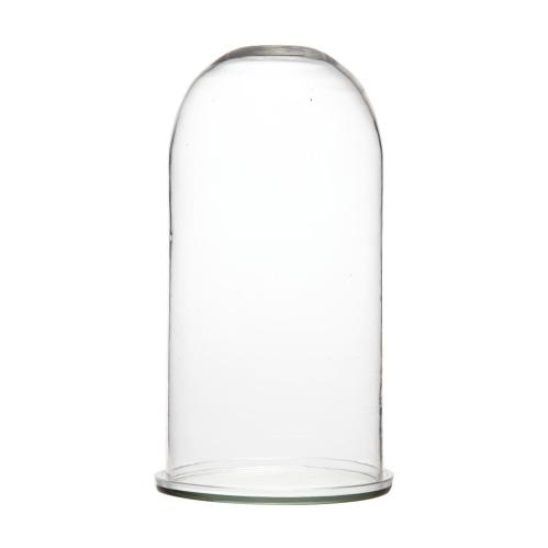 Glaskupp med fat L - Klar - Ø17 x 35 cm - www.frokenfraken.se