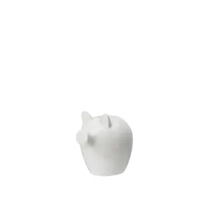 Lysstake - Gris - Hvit - 9 x 8 x 9 cm - www.frokenfraken.se