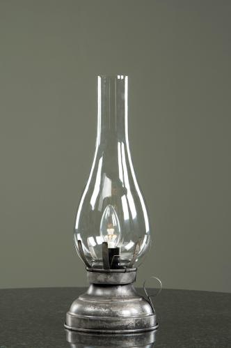 Lampe - Fotogenlampe Med El Rusty - Rusty - 42 cm - www.frokenfraken.se