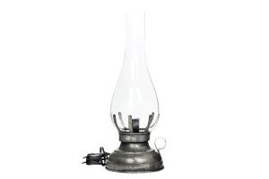 Lampe - Fotogenlampe Med El Rusty - Rusty - 42 cm - www.frokenfraken.se