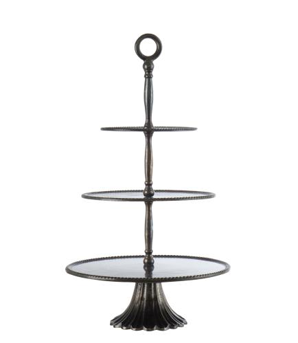 Våningsfat - Kakestativ Bronse - 3 etasjer - 65 cm - www.frokenfraken.se