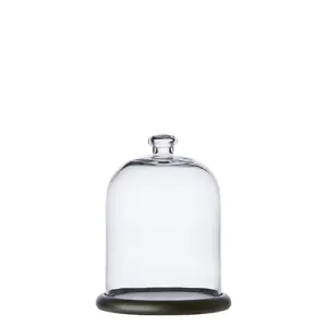 Glaskupp med fat - Ø14 x H18 cm - www.frokenfraken.se