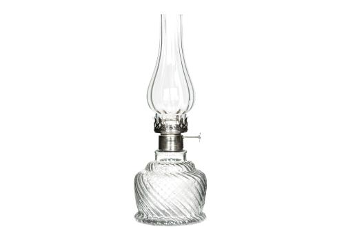 Fotogenlampe - For varmelys - Glass/Sølv - 34 cm - www.frokenfraken.se