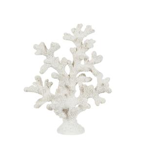 Korall - Dekorasjon - Cremé/hvit - 20 x 16 x 8cm - www.frokenfraken.se