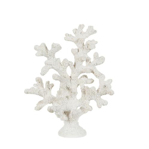Korall - Dekorasjon - Cremé/hvit - 20 x 16 x 8cm - www.frokenfraken.se