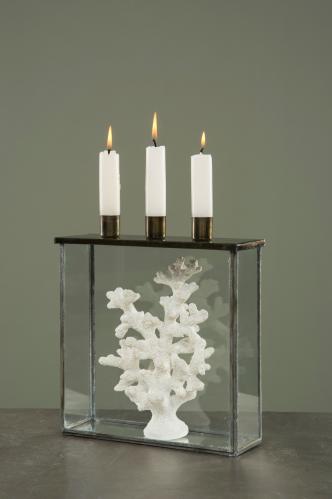 Korall - Dekorasjon - Cremé/hvit - 20 x 16 x 8cm - www.frokenfraken.se
