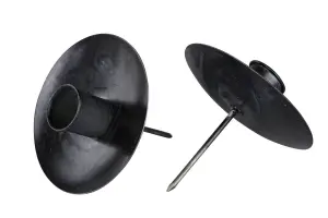 Lysmansjett - Svart - For kronelys - Ø7,5 x 8 cm - www.frokenfraken.se