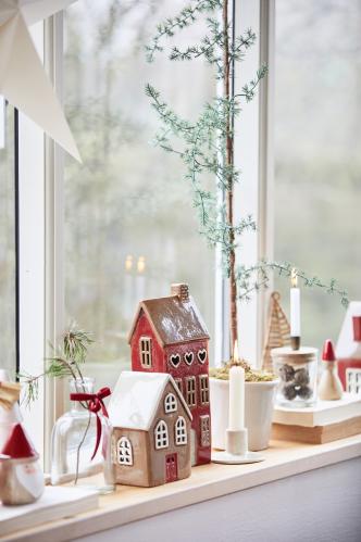 Lyslykt - Hus - 15 cm - www.frokenfraken.se