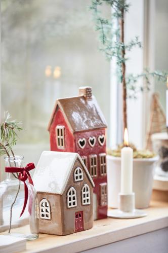 Lyslykt - Hus - 15 cm - www.frokenfraken.se