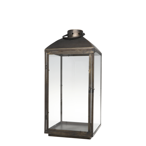 Lykt S - Antikk messing - 56,5 x 27 x 28 cm - www.frokenfraken.se