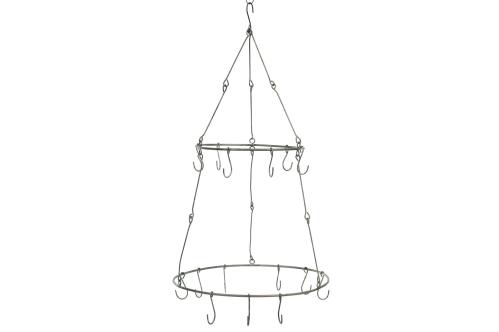 Hengere - 2 etasjer med kroker - 35 x H 65 cm - www.frokenfraken.se