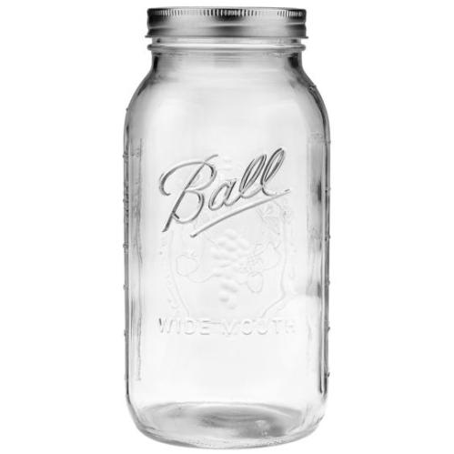 Ball Mason-krukke - Halv gallon - Glasburk - 1,9L - www.frokenfraken.se
