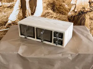 Krydderhylle – Natur – Med måleskjeer – 39 x 13 x 18 cm - www.frokenfraken.se