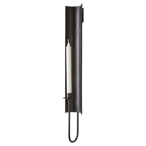 Vegg lysestake - Brun/svart - 64 cm - www.frokenfraken.se