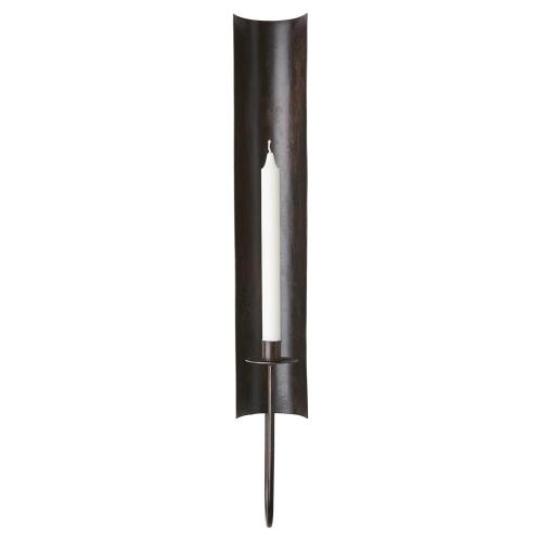 Vegg lysestake - Brun/svart - 64 cm - www.frokenfraken.se