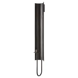 Vegg lysestake - Brun/svart - 64 cm - www.frokenfraken.se