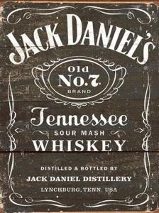 Jack Daniels - Retro Metallskilt - 32 x 41 cm - www.frokenfraken.se