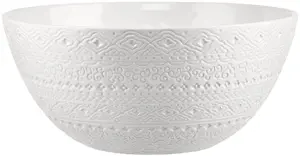 Orient Skål L vit - Ø25 cm - www.frokenfraken.se