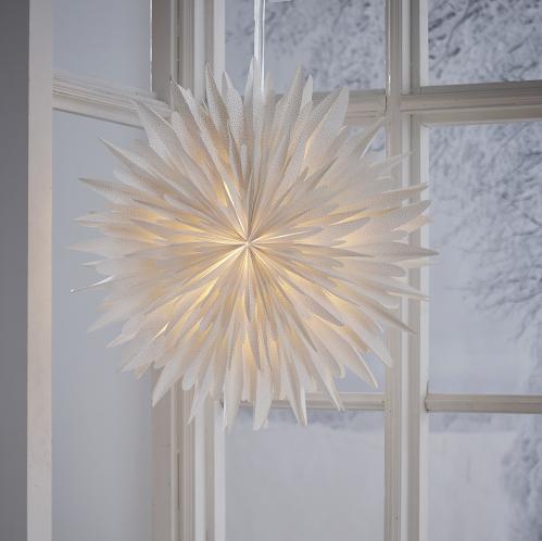 Adventsstjerne - Hvit - 60cm - www.frokenfraken.se