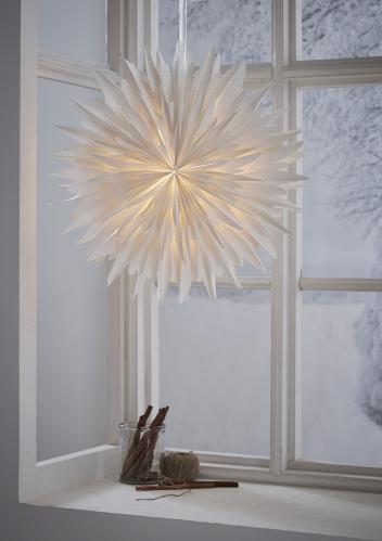Adventsstjerne - Hvit - 60cm - www.frokenfraken.se