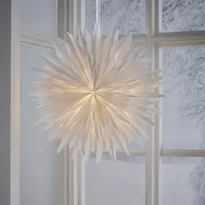 Adventsstjerne - Hvit - 60cm - www.frokenfraken.se