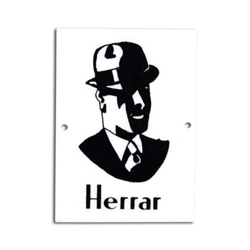 Skilt Herr - 7 x 10 cm - www.frokenfraken.se