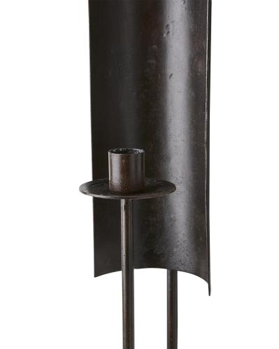 Vegg lysestake - Brun/svart - 64 cm - www.frokenfraken.se
